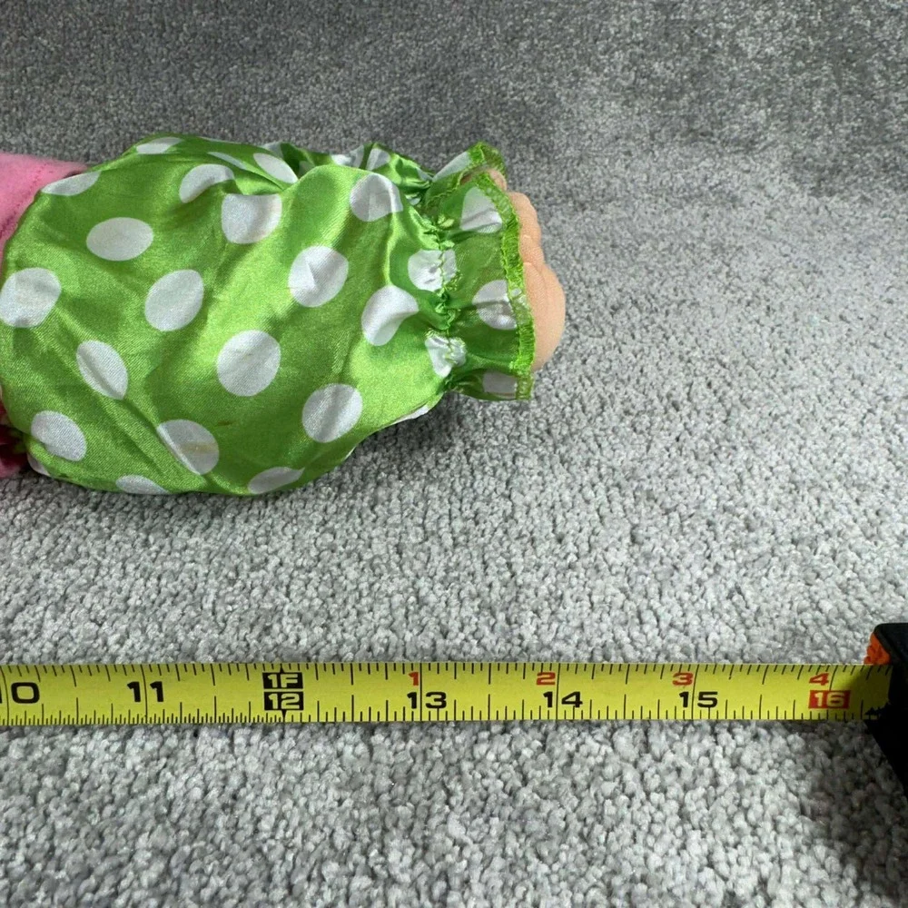 Cabbage Patch‎ Kids Emerson Logan Doll Brown Hair Blue Eyes Pink Green